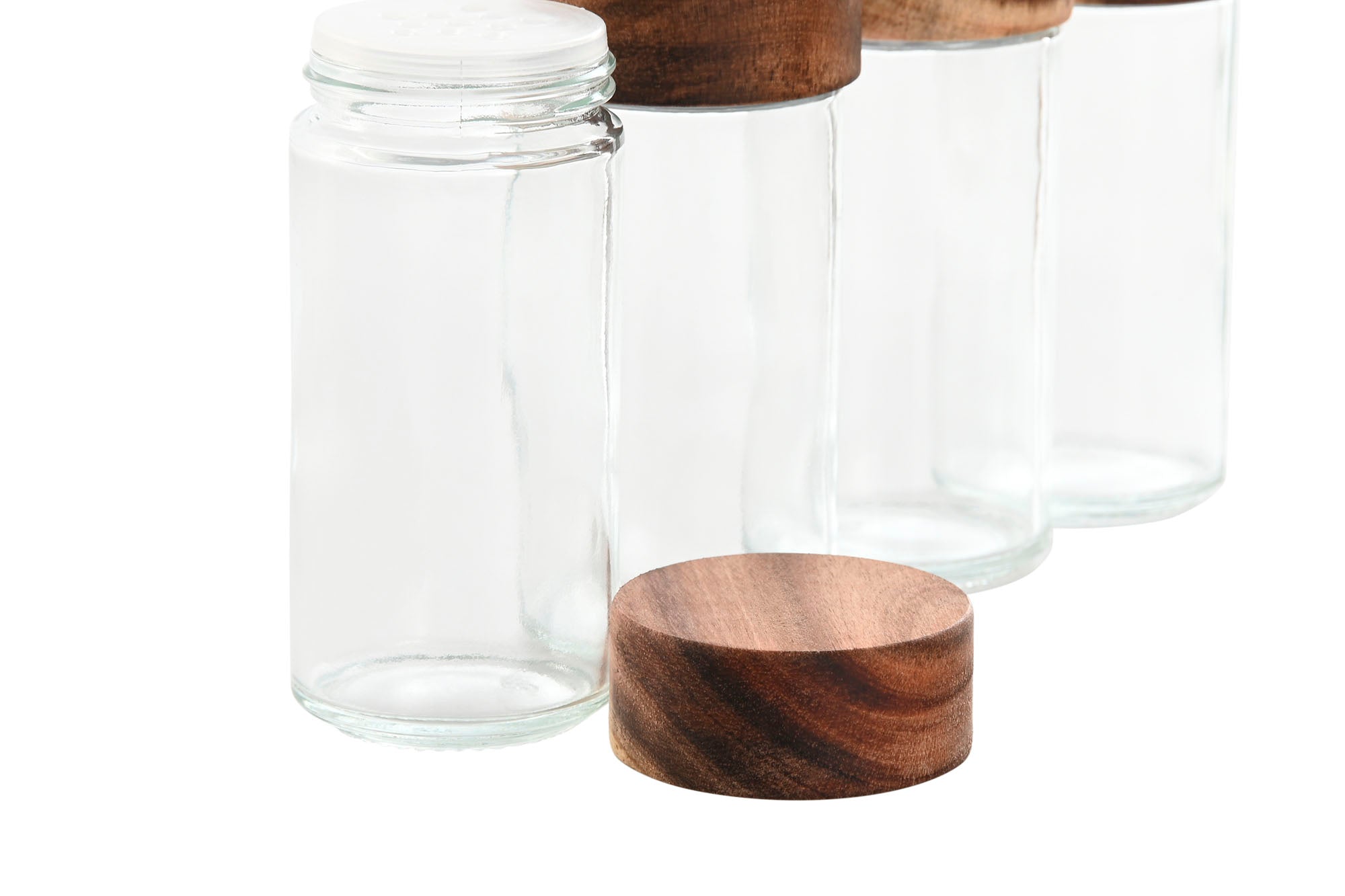 CONJ. 6 FRASCOS VIDRO 19X10XX11CM 90ML