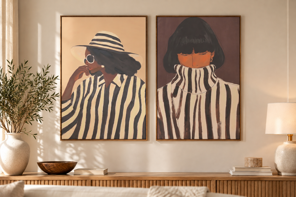 QUADRO MULHER 100X140Cm