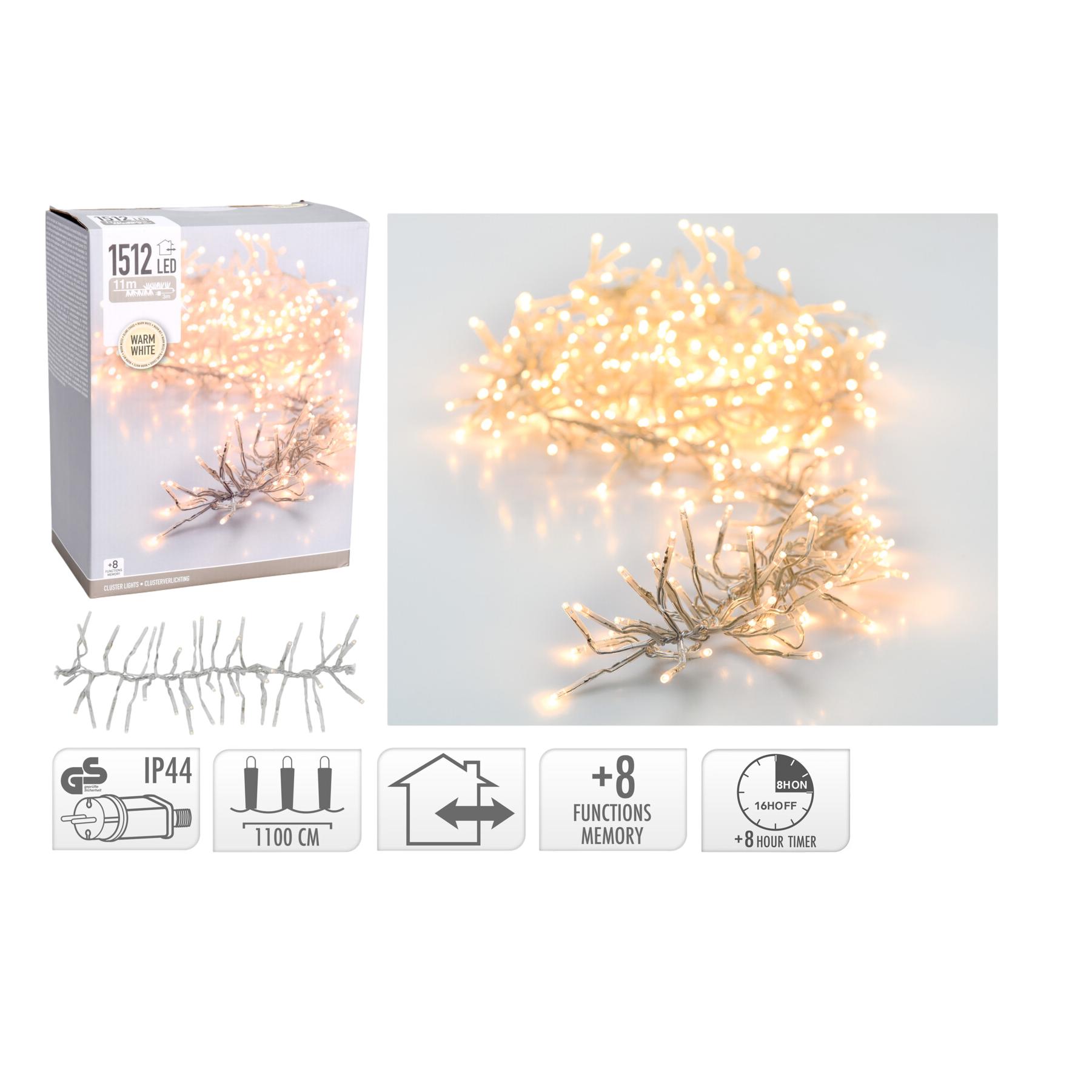 LUZES NATAL 1512 LEDS 11m