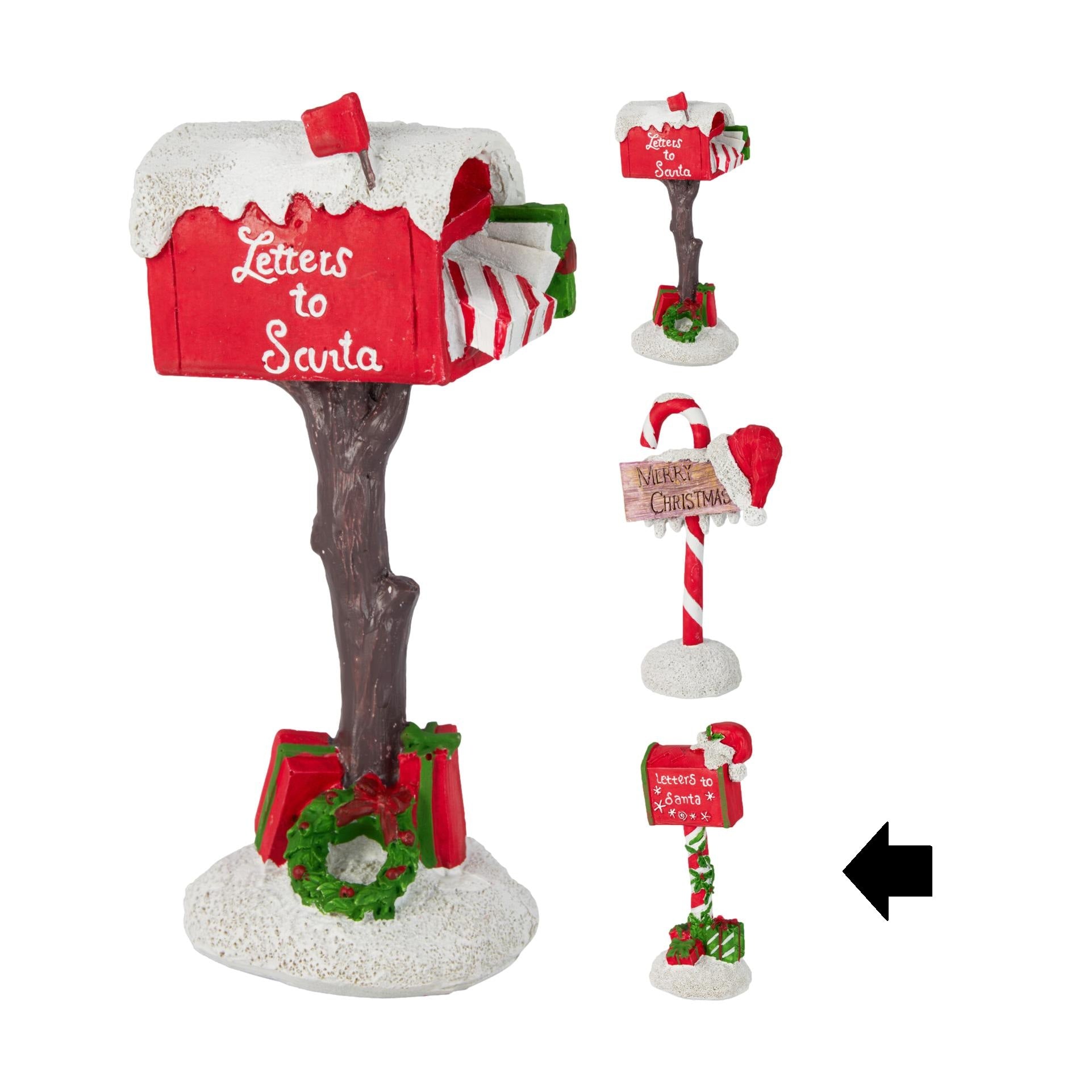 DECOR LETTERS TO SANTA 17,5Cm