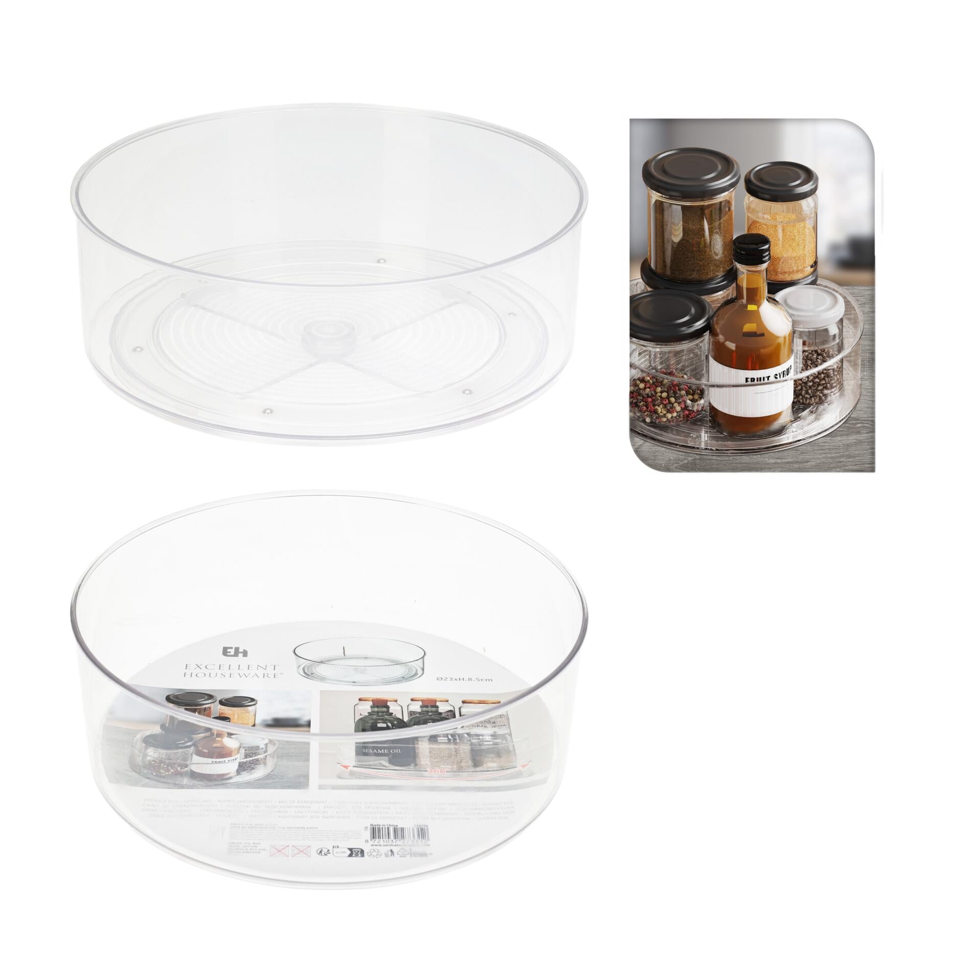 ORGANIZADOR GIRATÓRIO 23,5X8,5Cm