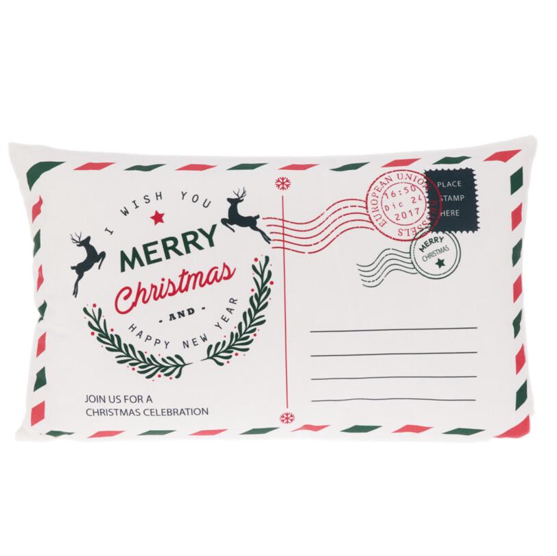 ALMOFADA CARTA NATAL 50X30Cm