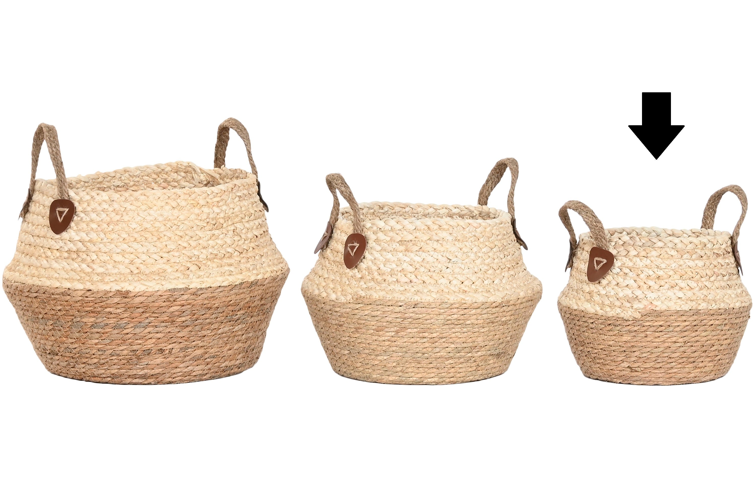 CESTO SEAGRASS 27X19Cm