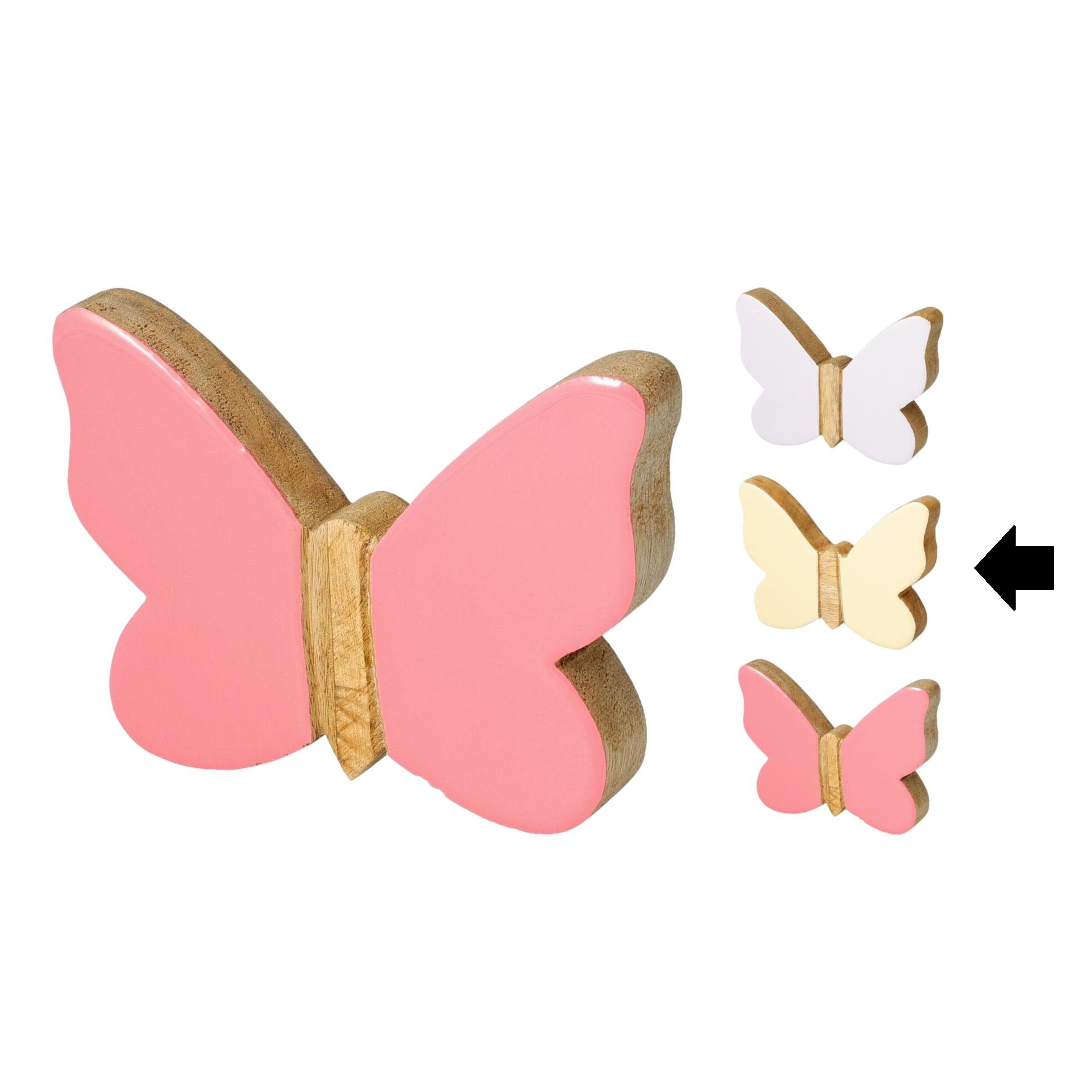 BORBOLETA AMARELA 11Cm