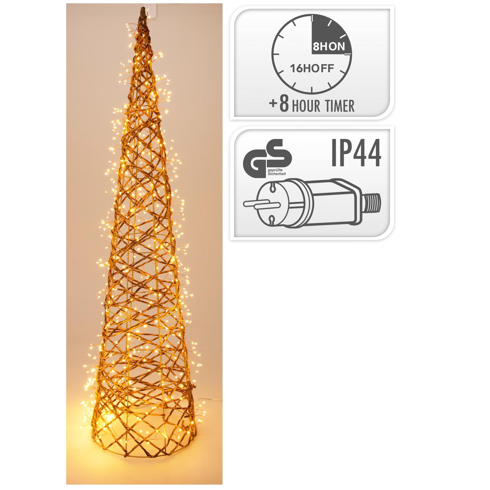 ÁRVORE NATAL CONE C/ LED 100Cm