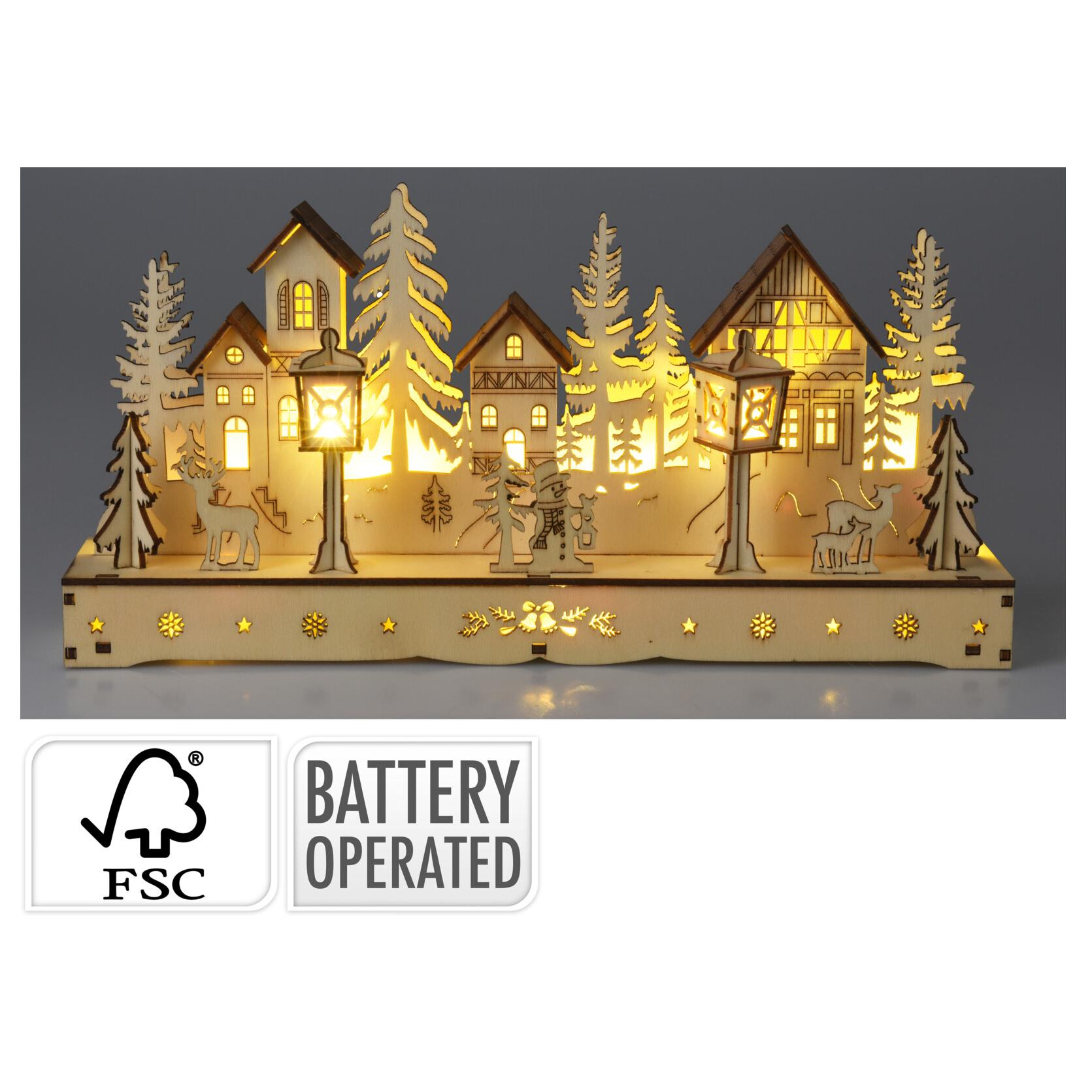 VILA MADEIRA C/ LED 30CM