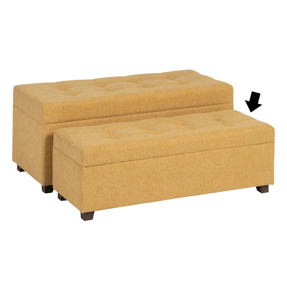 BANQUETA MOSTARDA 96x34,5x32CM
