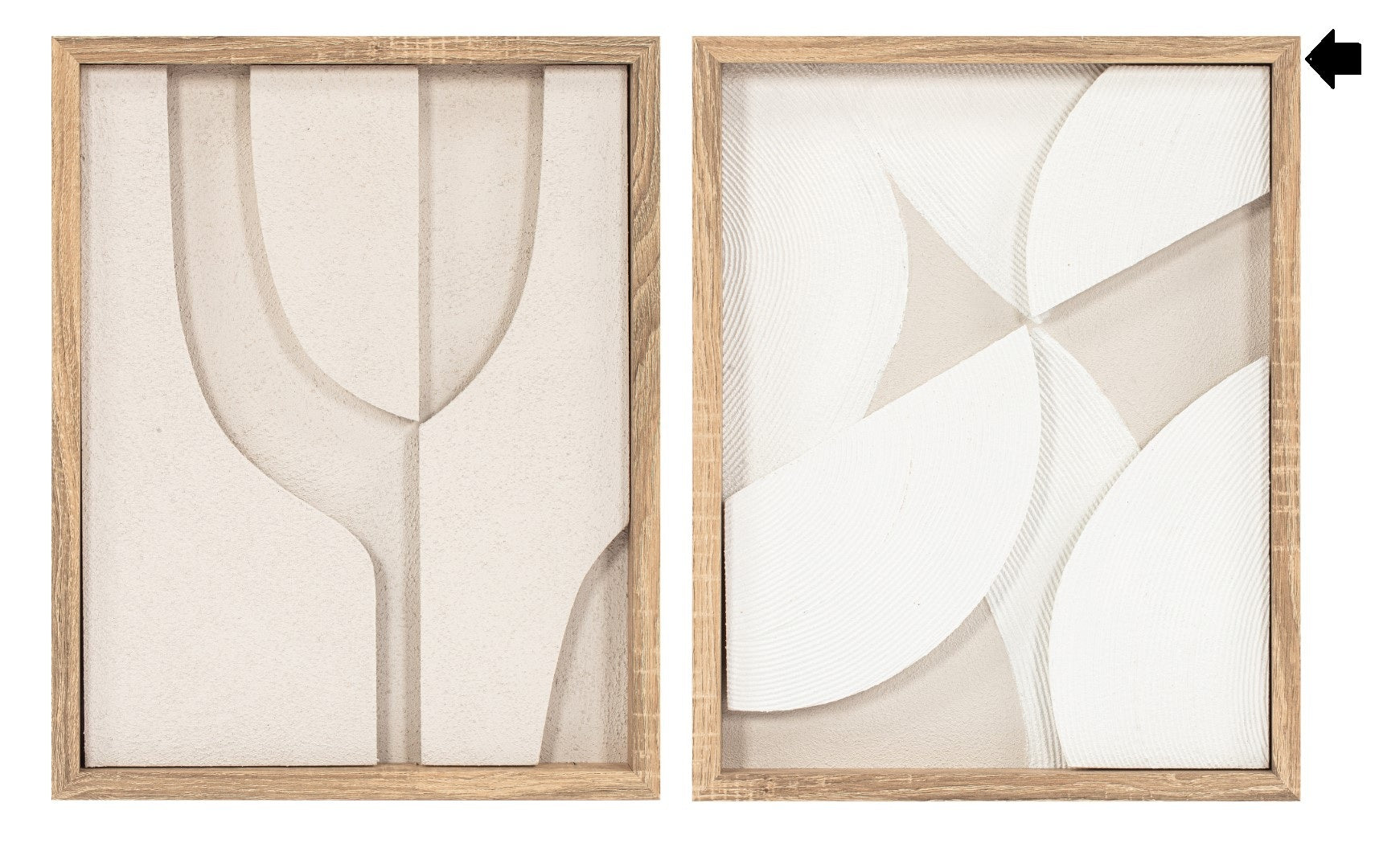 QUADRO ABSTRATO C/ LED 40X50CM