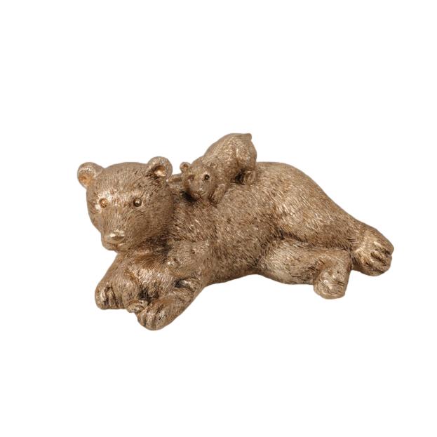 URSO POLAR 2 FILHOS 14CM