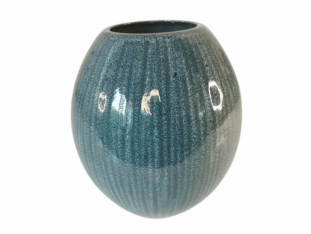 JARRA AZUL ESCURO 19X21Cm