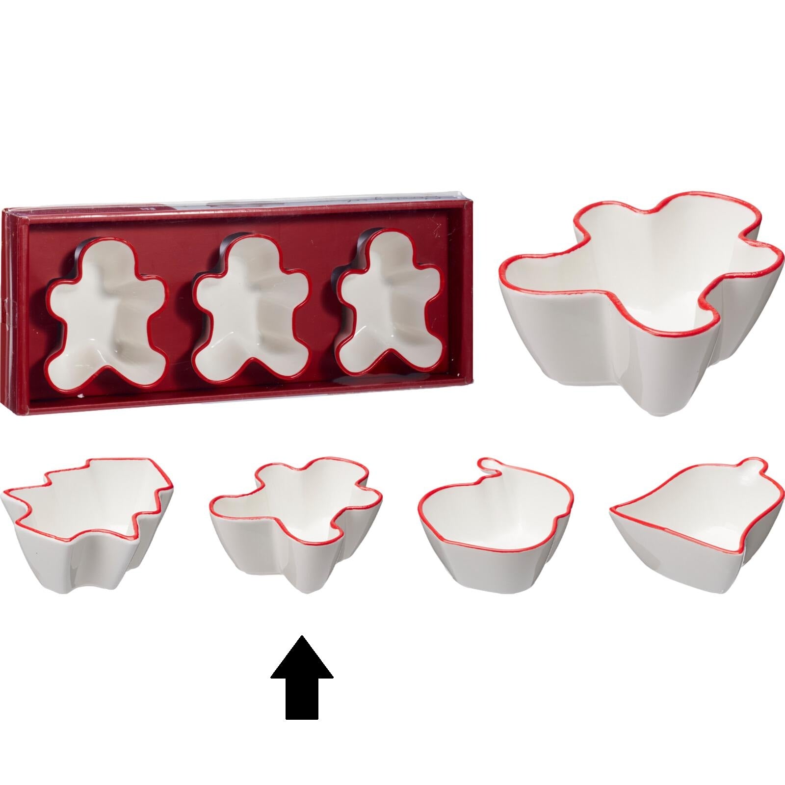 PACK 3 TAÇAS BONECO GENGIBRE P/ APERITIVOS