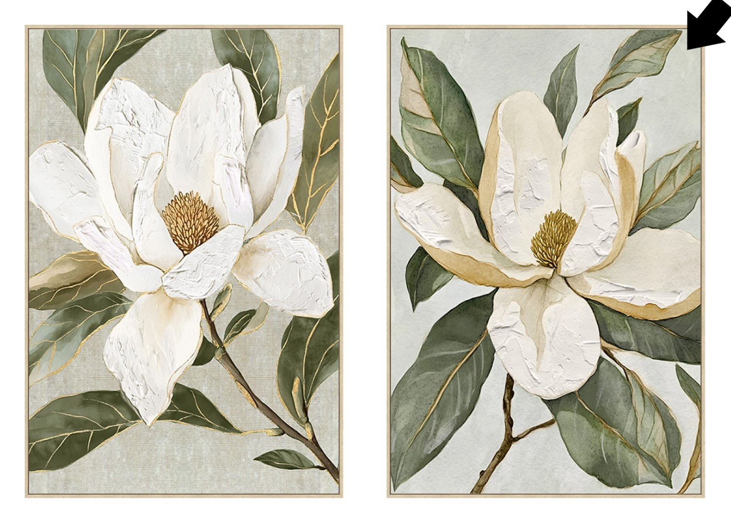 QUADRO FLOR 83X123CM