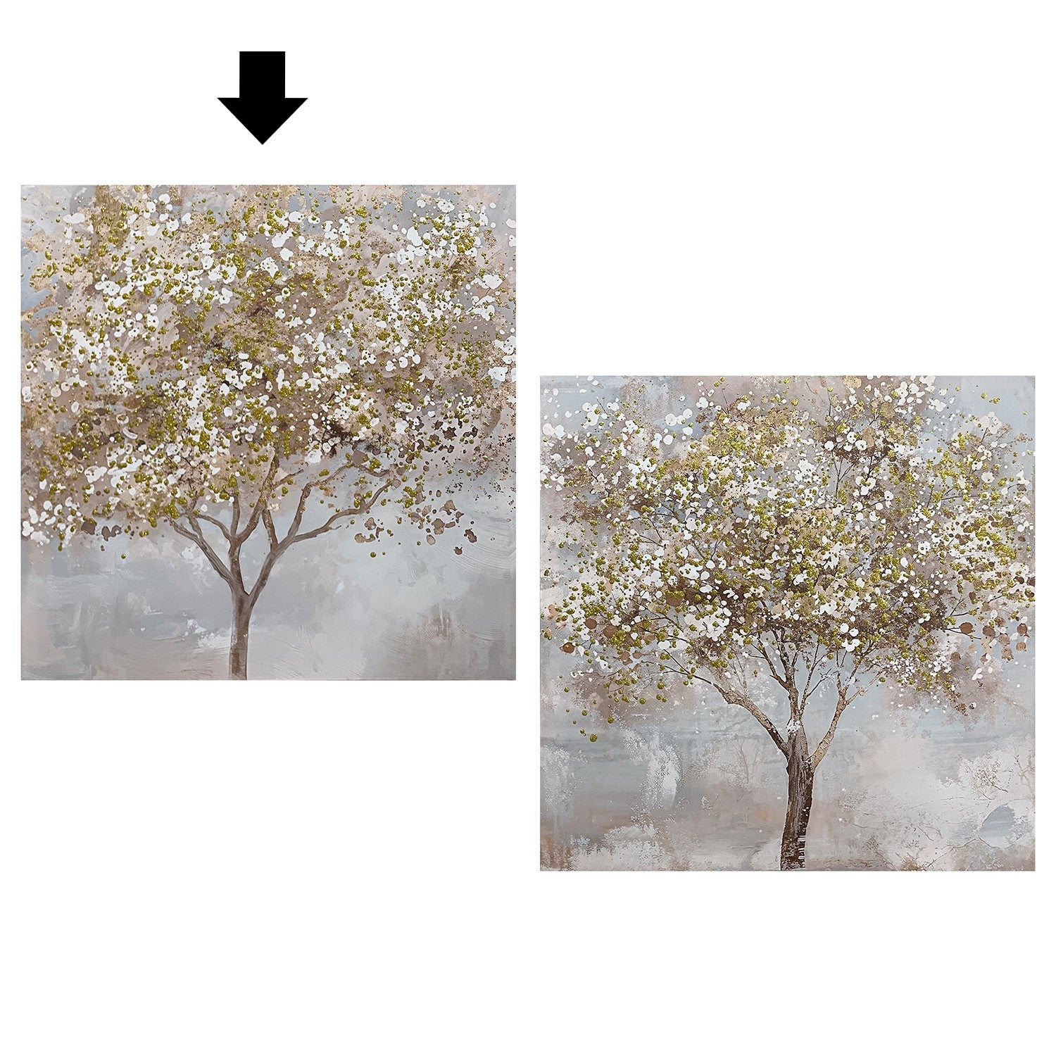 LIENZO ÁRBOL 60X60CM