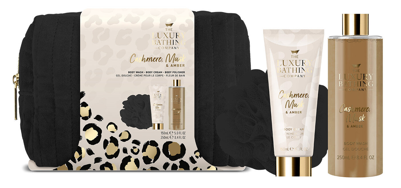 COFFRET NECESSAIRE + 3 PRODUTOS CASHMERE, AMBER E MUSK