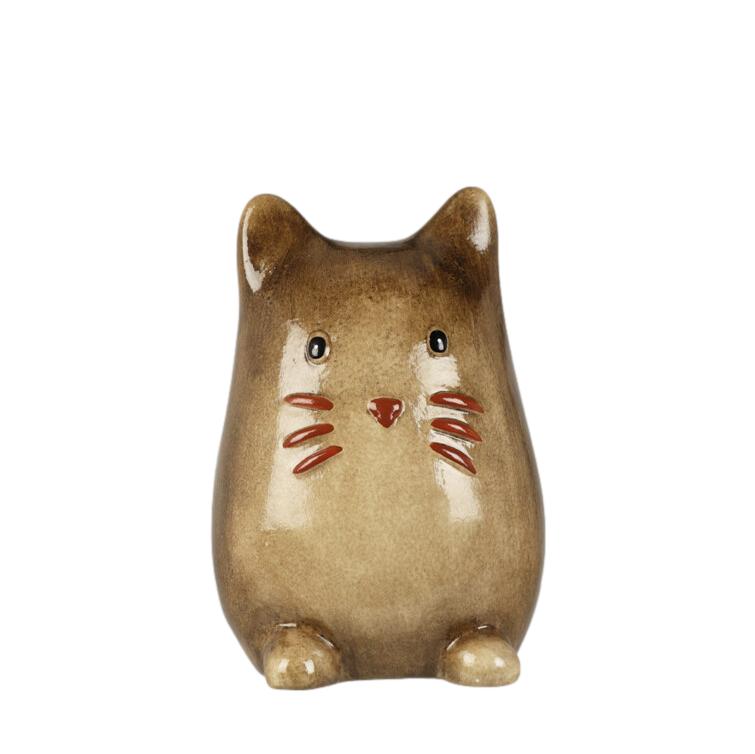 GATO CASTANHO 13CM