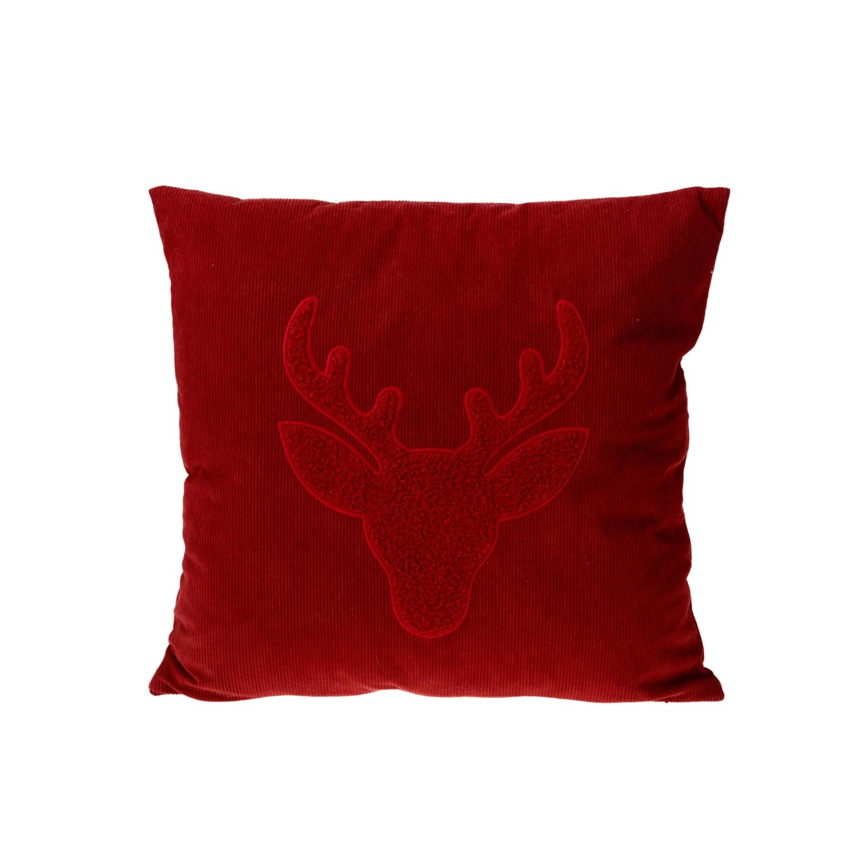 ALMOFADA VERMELHA RENA 45X45Cm