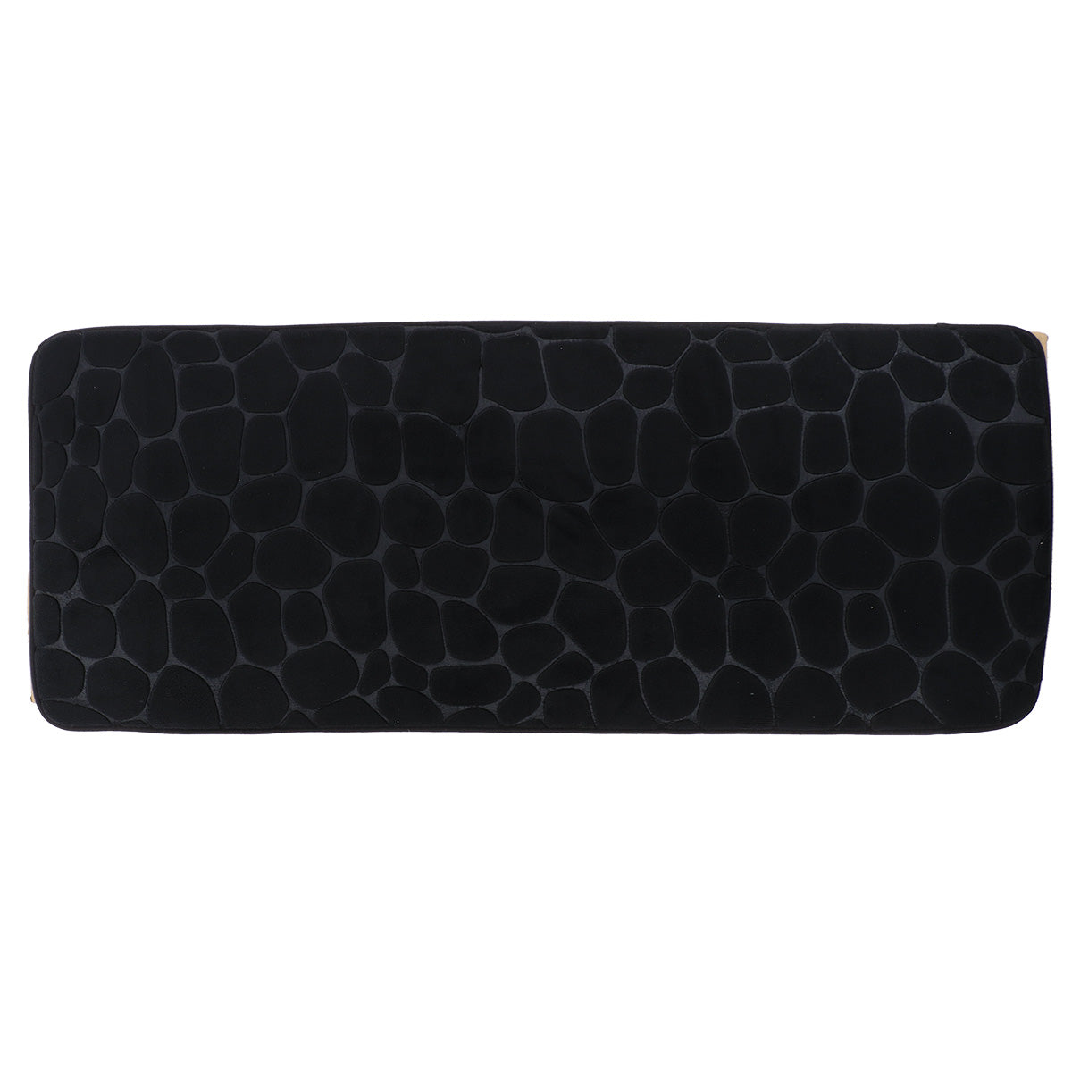 TAPETE MICROFIBRA PRETO 45X120CM