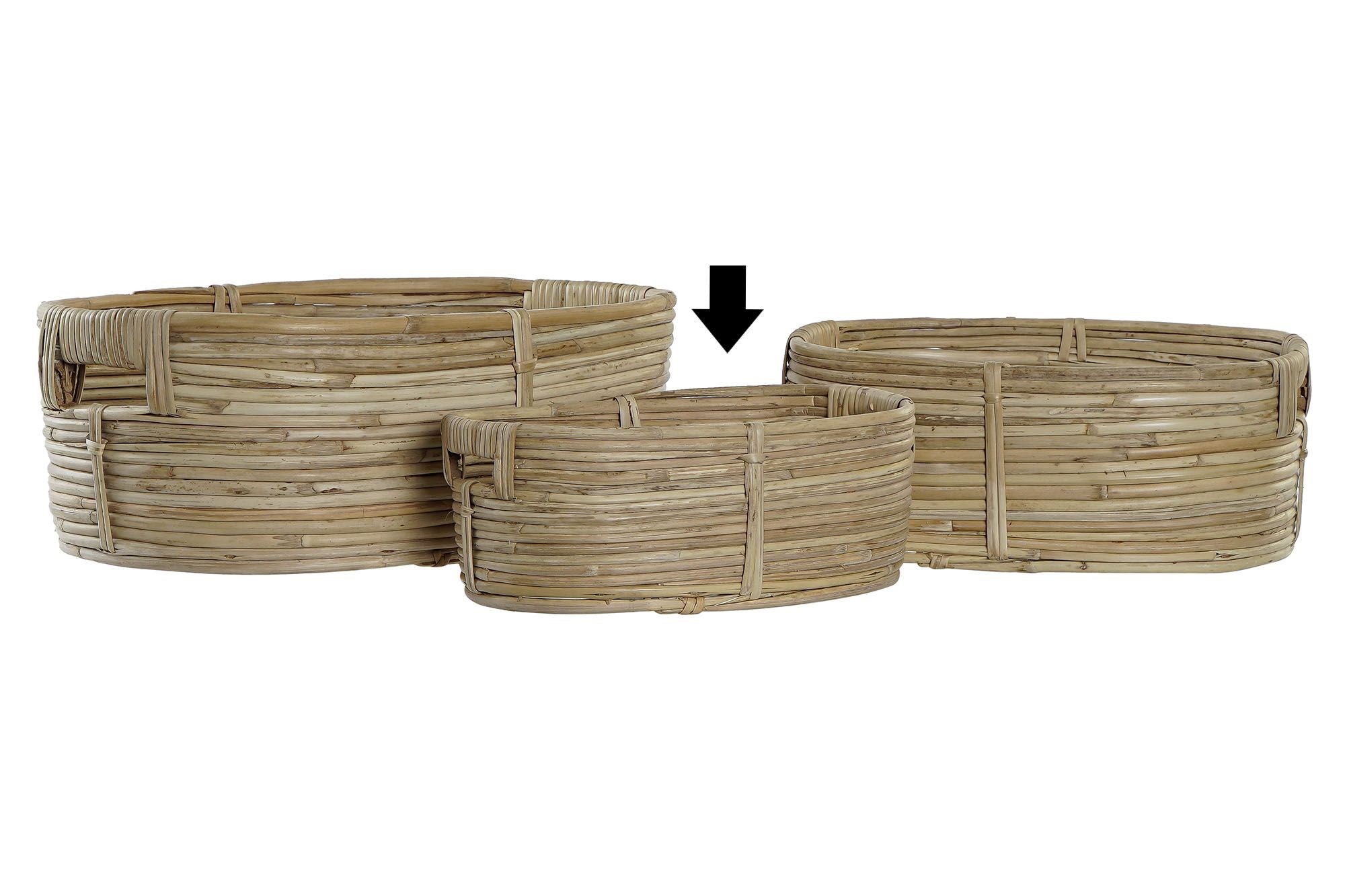 CESTA RATTAN 25X18X10CM