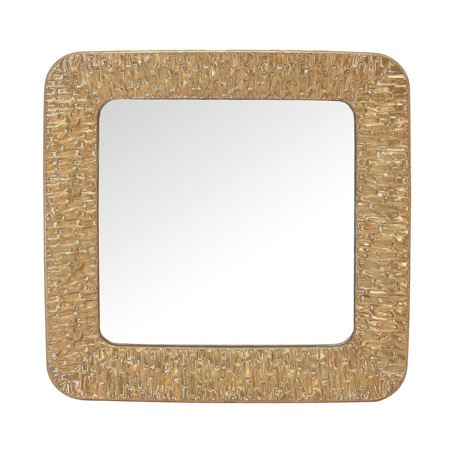 ESPELHO DOURADO 80,5X80,5CM