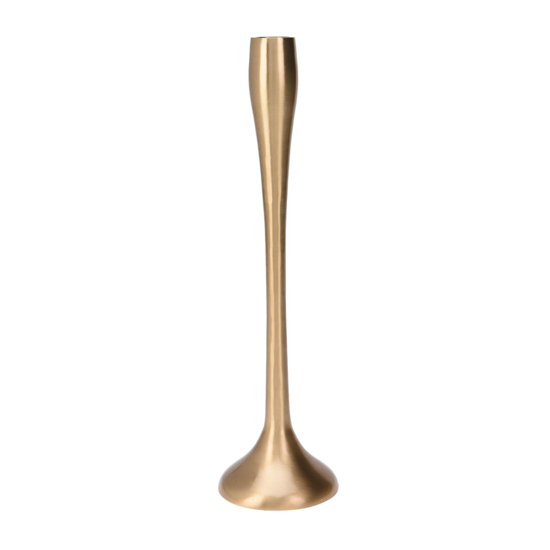 CASTIÇAL DOURADO 8X31CM