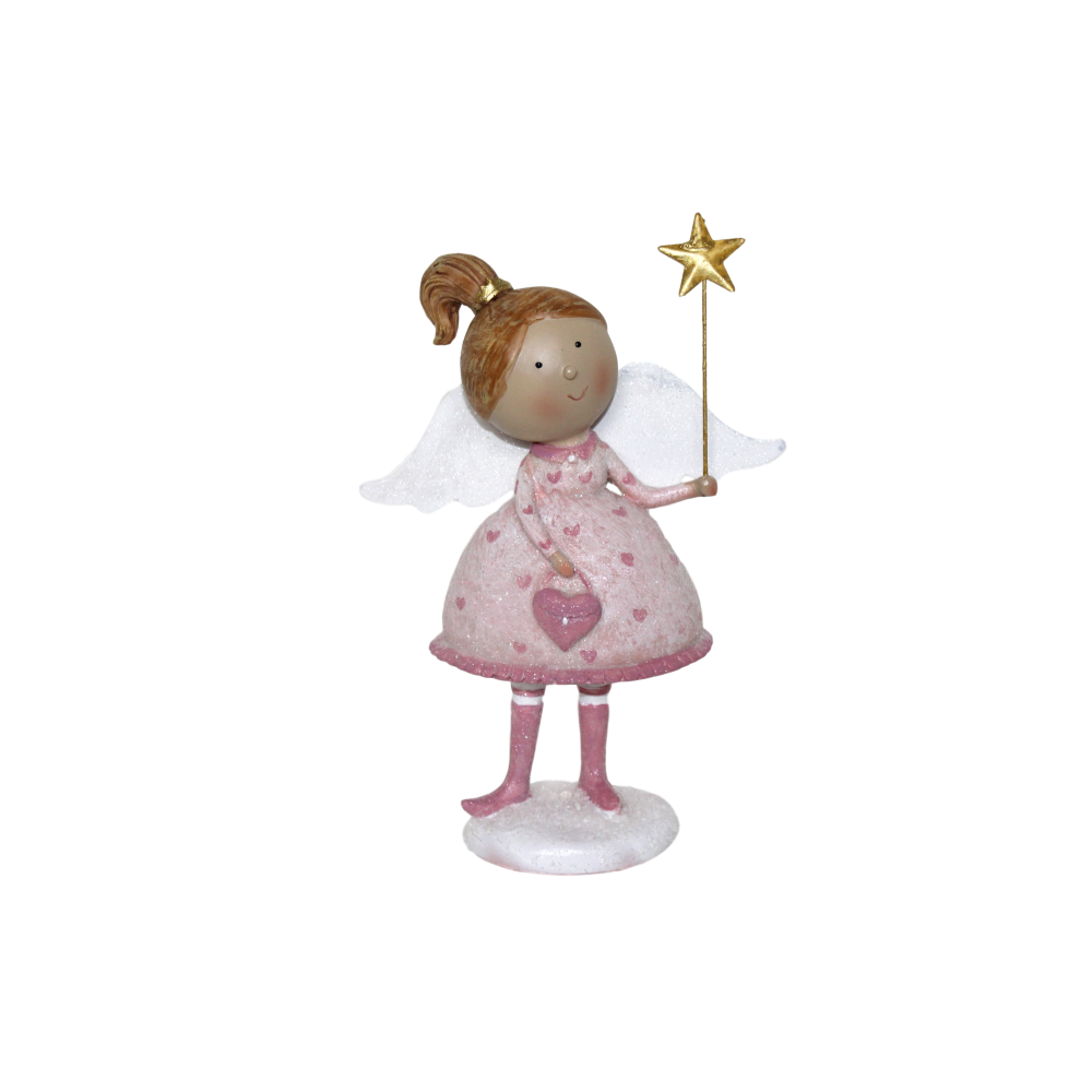 ANJO ROSA 22CM