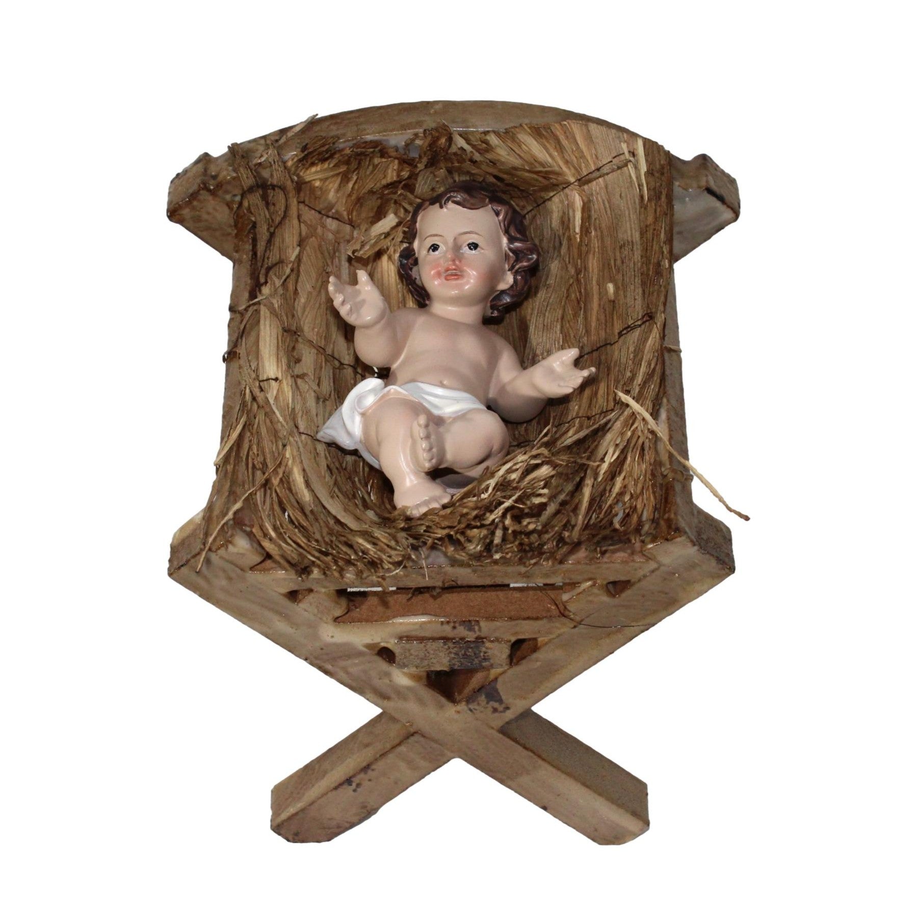 MENINO JESUS NA MANJEDOURA 22Cm