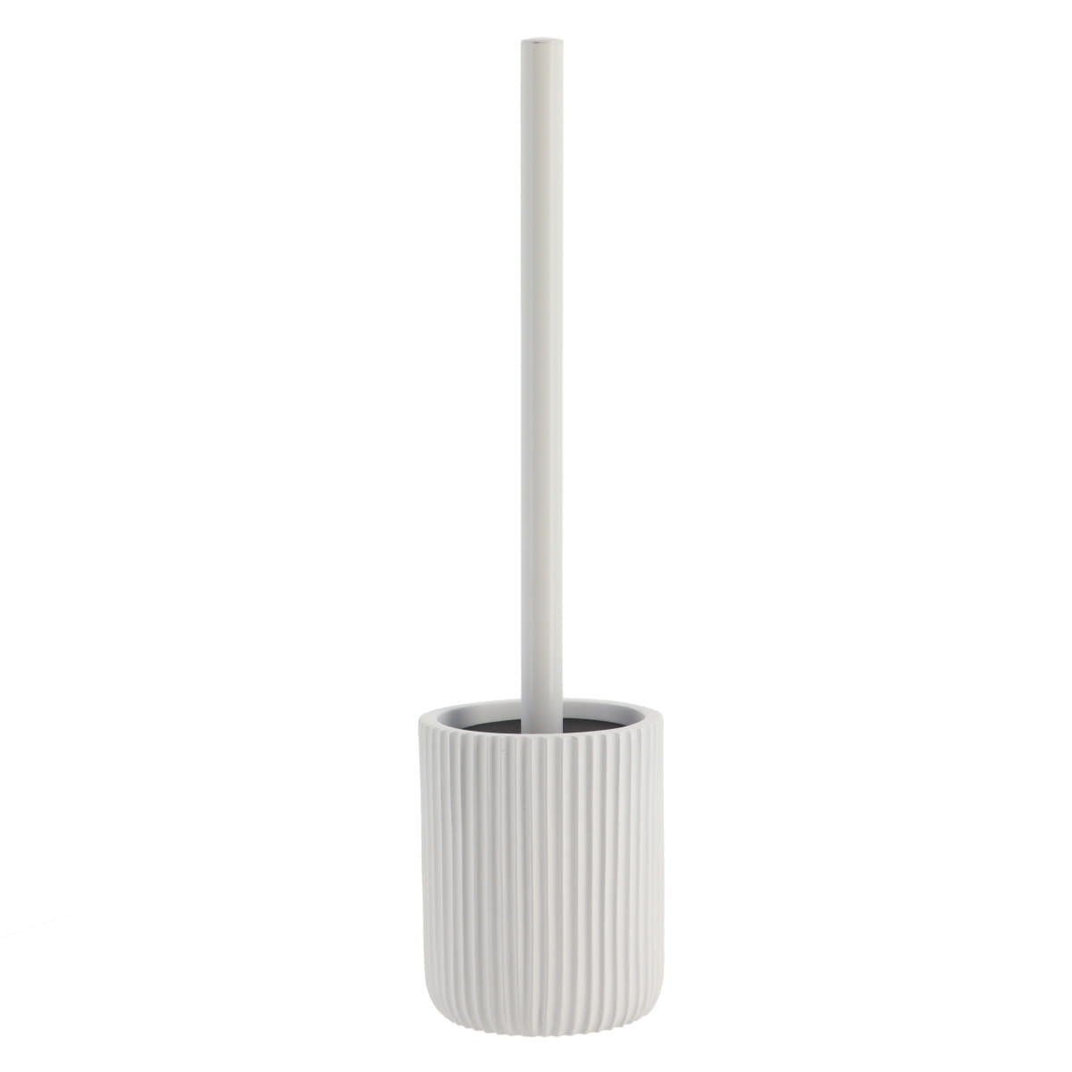 ESCOVA SANITÁRIA CANELADA BRANCA 9X37CM