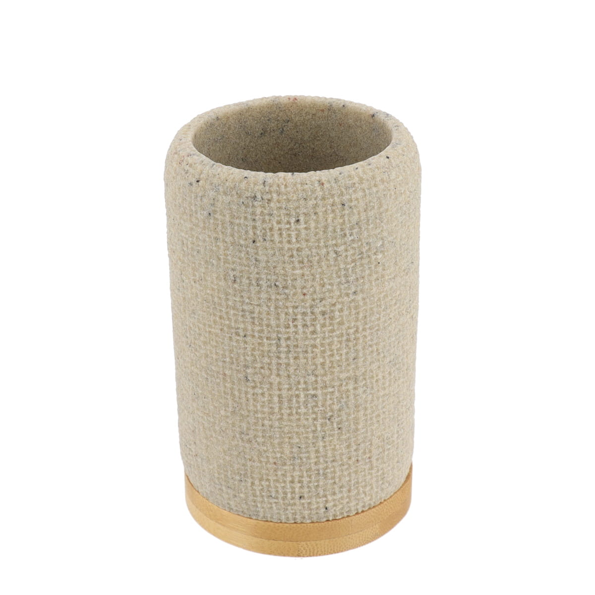 COPO EFEITO MALHA/BAMBU NATURAL 8X13CM