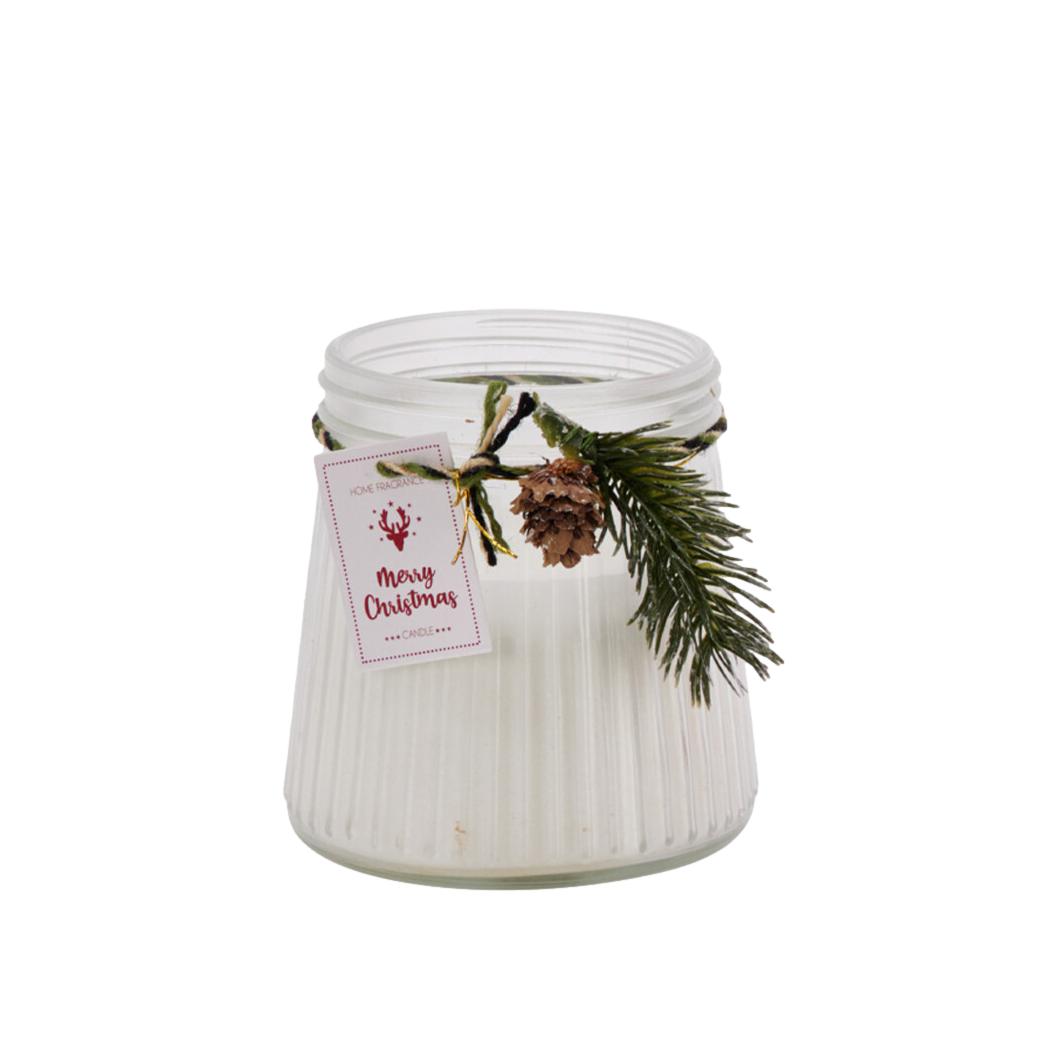 VELA NATAL BRANCA PERFUMADA 11Cm