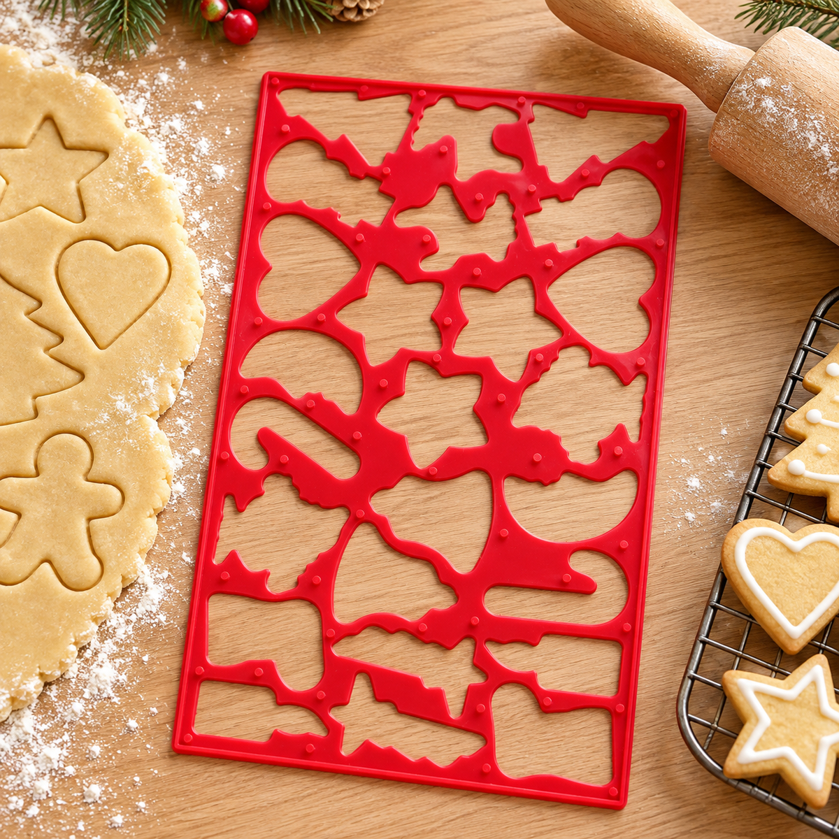 MOLDE PARA 25 COOKIES NATAL