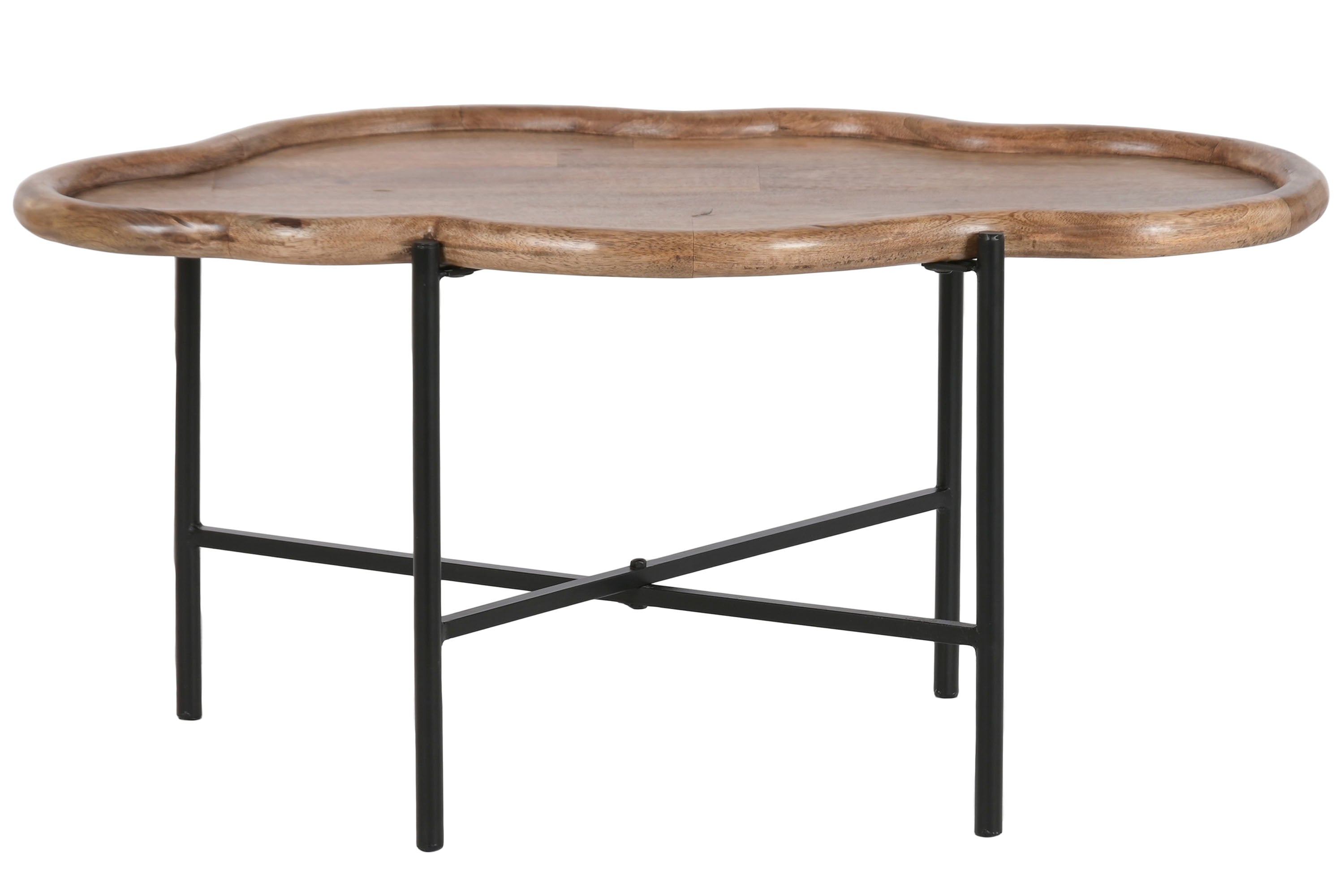 MESA DE APOYO MANGO/HIERRO 88X49X42Cm