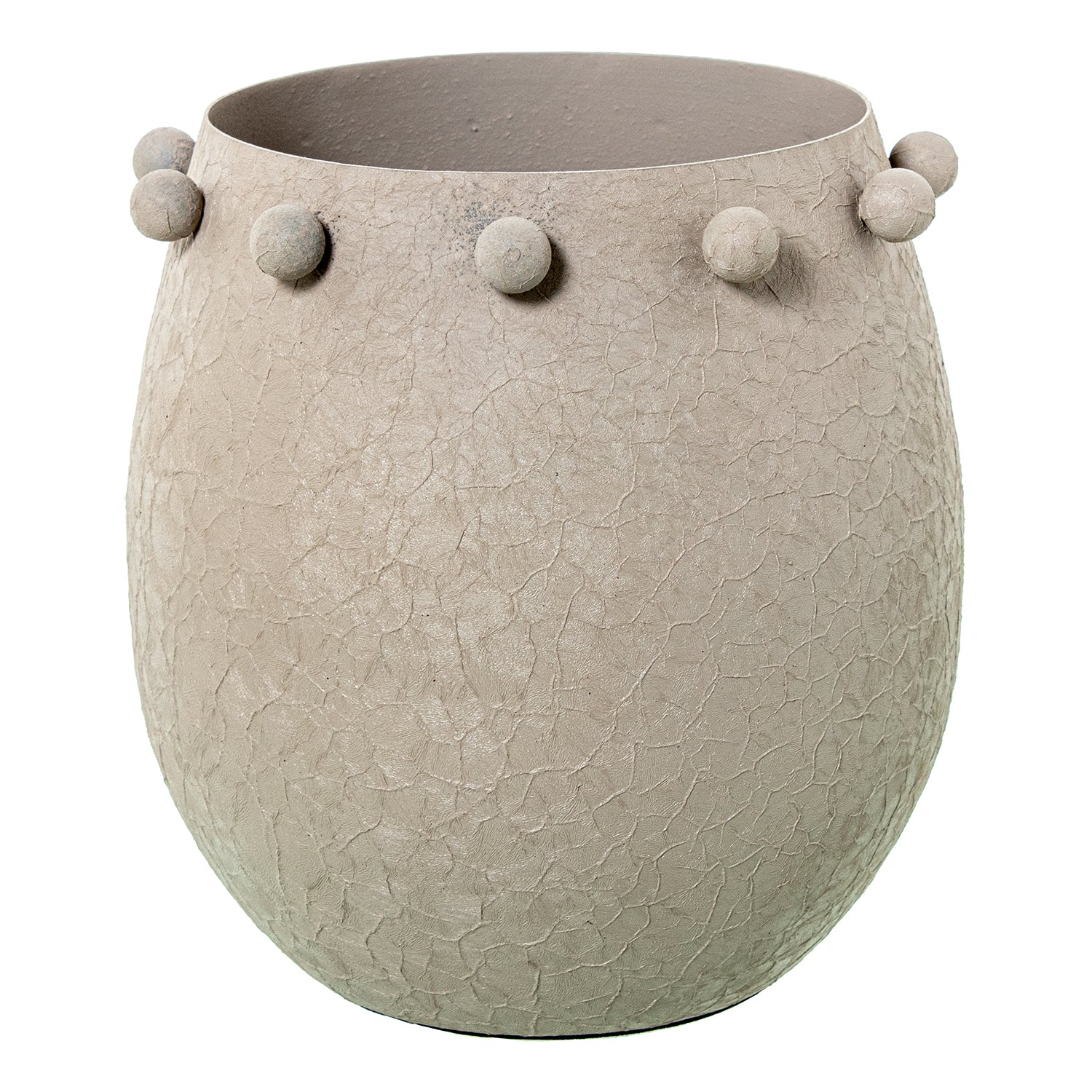 JARRA TAUPE 16X16CM