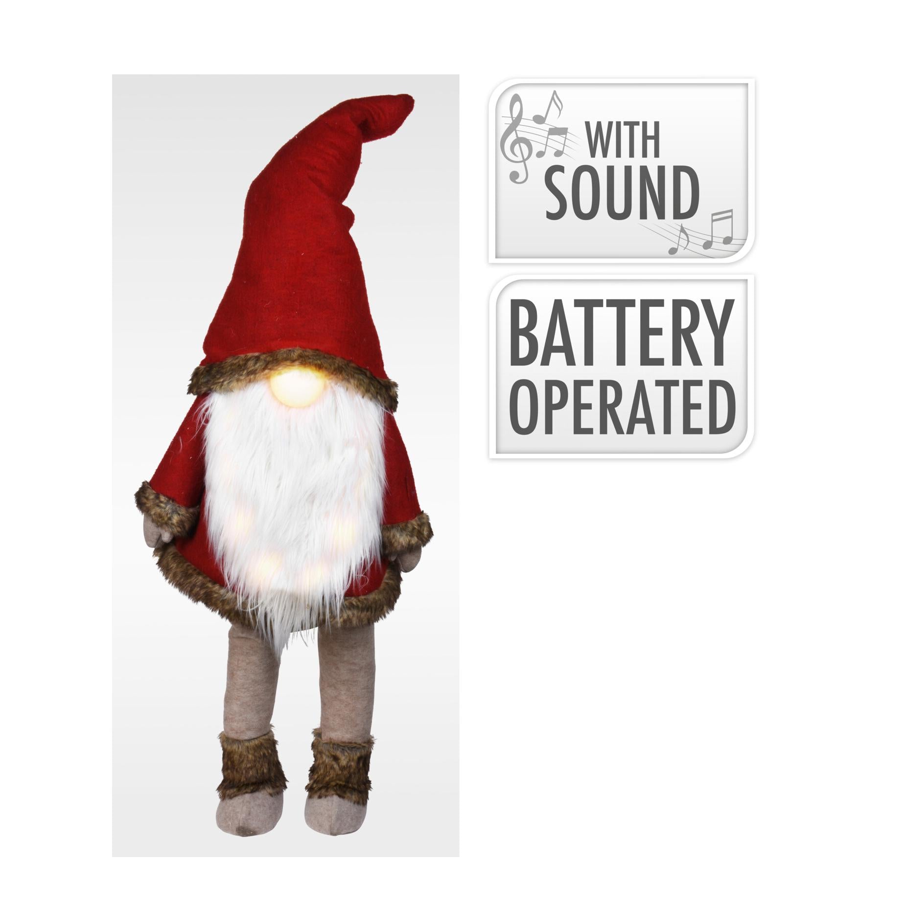 GNOMO C/ LED E MUSICA 158Cm