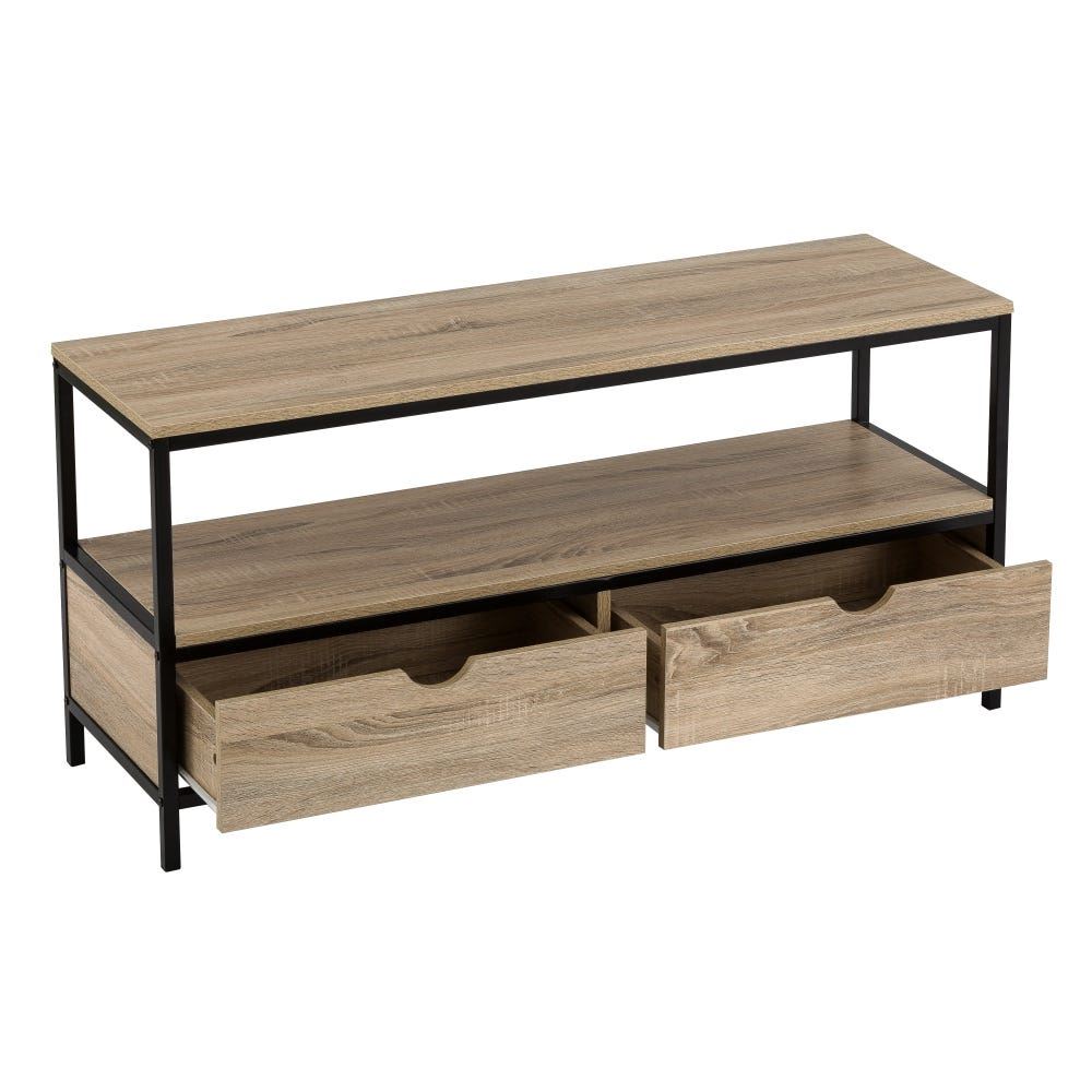 MUEBLE TV MADERA/METAL 120X39X57CM